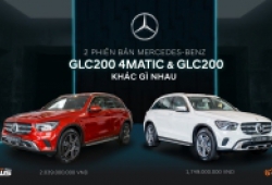 Chênh lệch 290 triệu đồng, Mercedes GLC200 4Matic có gì hơn phiên bản GLC200?