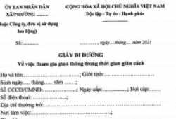 Đi ra đường trong thời gian giãn cách tại Hà Nội cần những giấy tờ gì?