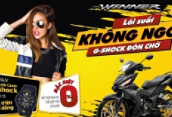 Giá thấp hơn niêm yết song Honda Winner vẫn tiếp tục được khuyến mại khủng