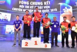 'Hội thi kỹ thuật viên chuyên nghiệp toàn quốc 2018' đã tìm ra người thắng cuộc