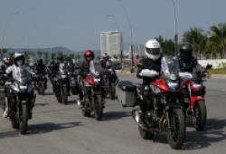 Honda Biker Day 2020 – Hàng trăm mô tô phân khối lớn “khuấy đảo” phố biển