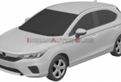 Honda City hatchback tiếp tục lộ ảnh sáng chế