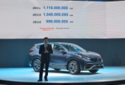 Honda CR-V 2020 ra mắt, giá bán từ 1 tỷ đồng