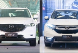 Honda CR-V và Mazda CX-5 so kè doanh số quyết liệt