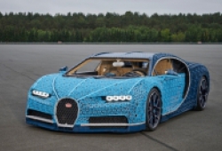 Lego sản xuất mô hình Bugatti Chiron tỷ lệ 1:1, chạy được