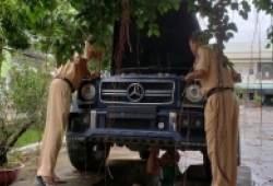 Mercedes-Benz G55 biển số đỏ giả ở Cần Thơ có bị tịch thu?