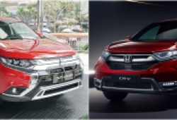 Mitsubishi Outlander và Honda CR-V: Kẻ tám lạng người nửa cân