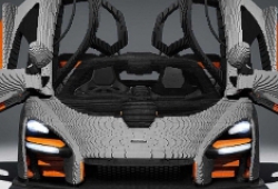 Mô hình siêu xe McLaren Senna lắp ráp từ 467.000 chi tiết 