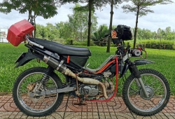 Review chiếc xe cỏ offroad, độ chế từ Yamaha Sirius