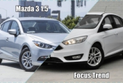 So sánh Focus Trend và Mazda 3 1.5: chọn Mỹ hay Nhật?